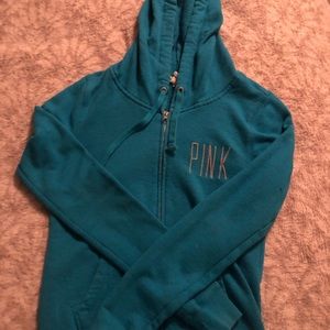 Pink zip up